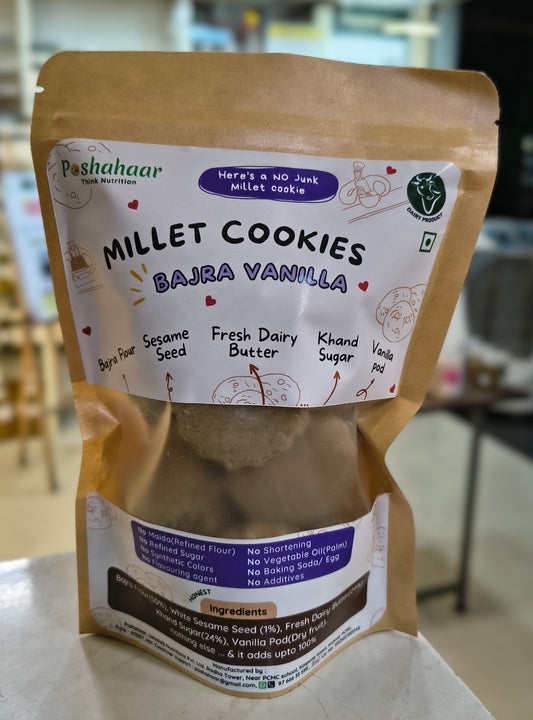 Bajra Vanilla Cookie